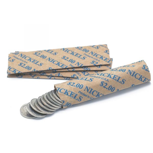 Nickel Flat Coin Wrappers