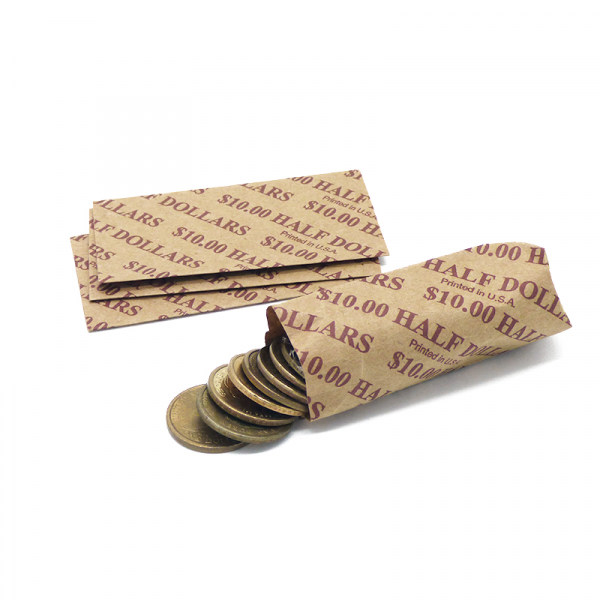 Half Dollar Flat Coin Wrappers