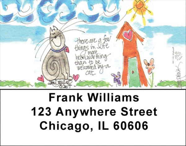 Home Sweet Home Address Labels by Amy S. Petrik