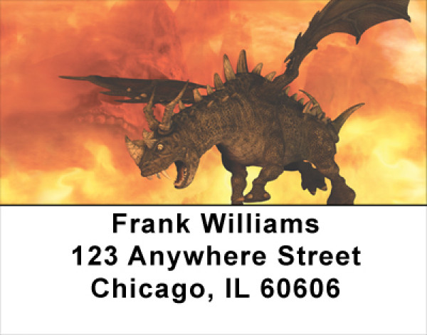 Fire Breathing Dragons Address Labels
