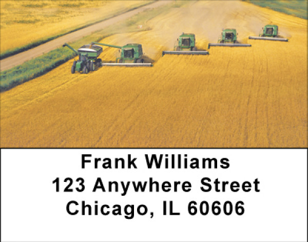 Wheat Harvest Address Labels | LBBBD-47