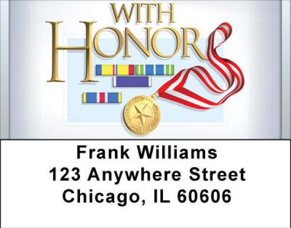 With Honor Address Labels