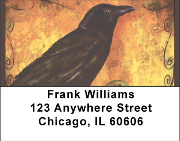 Fall Crows Address Labels | LBBBD-69