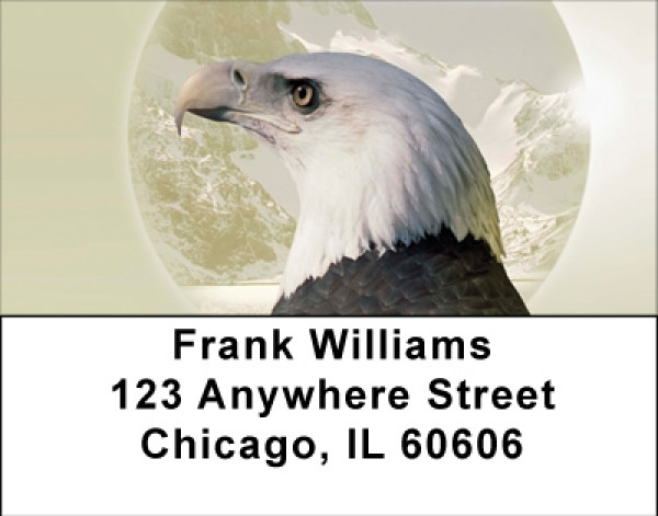 American Eagle Portrait Address Labels