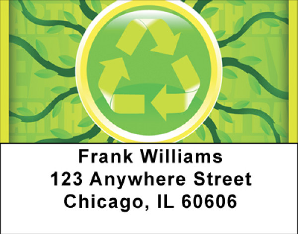 Earth Day Address Labels