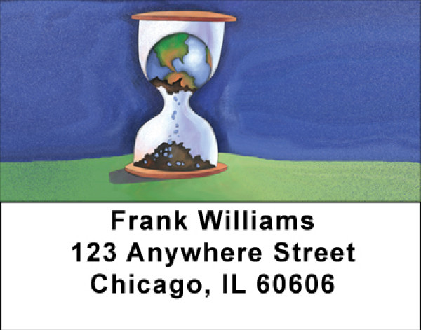 Time Is Running Out Address Labels | LBBBF-14
