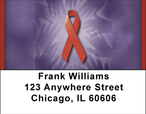 Let&#039;s Reach For The Cure Address Labels