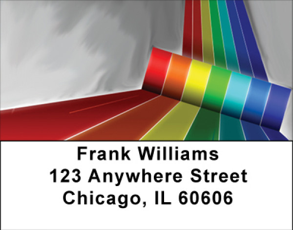 Rainbow Road Address Labels