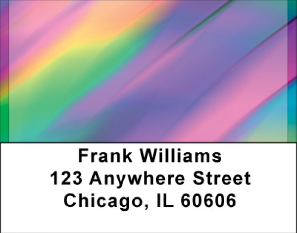 Rainbow Spectrum Address Labels