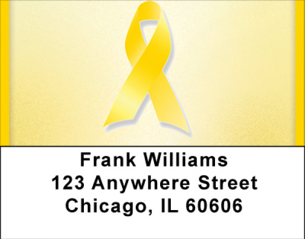 Yellow Ribbons Of Support Address Labels