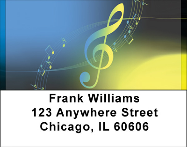 Music In The Air Address Labels | LBBBF-92