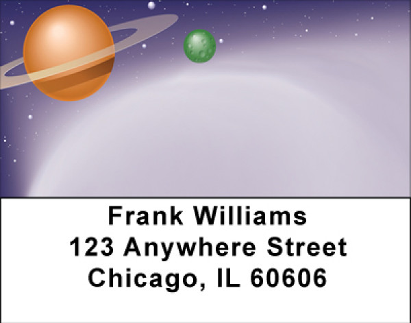 The Space Age Address Labels