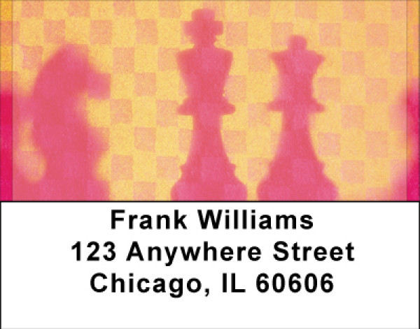 Life Is A Chess Game Address Labels | LBBBG-18