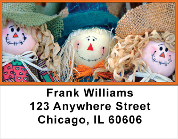 Scarecrows Address Labels | LBFUN-55