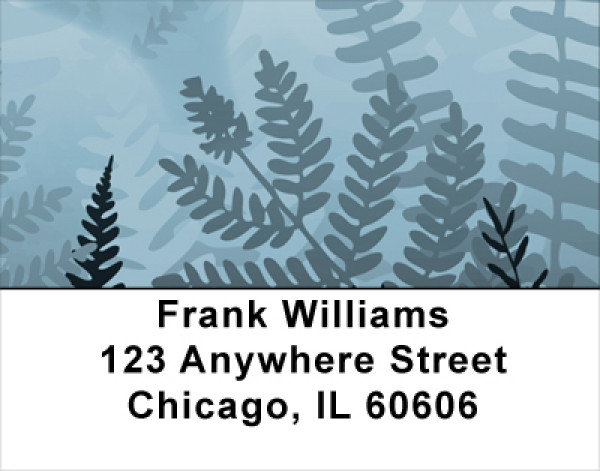 Blue Ferns Address Labels