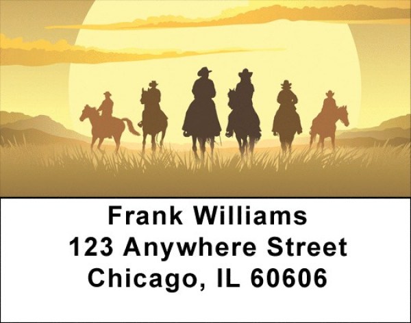 Working Cowboys Address Labels