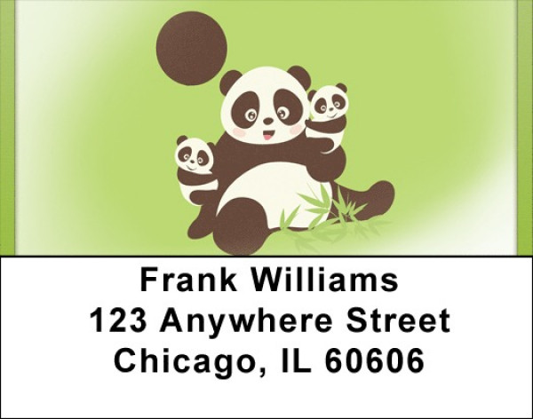 Panda Play Address Labels