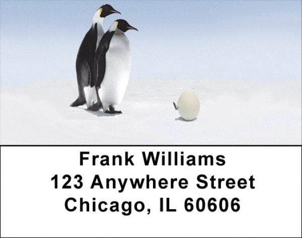 Penguin Fun Address Labels | LBQBA-55
