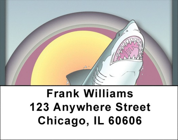 Shark Attack Address Labels