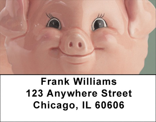 Pig Out Address Labels | LBQBD-09