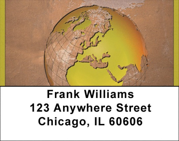 Rock Solid And Global Address Labels | LBQBD-79