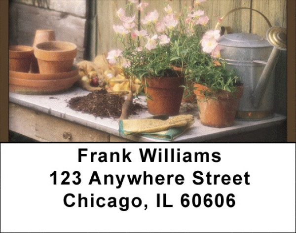 Country Gardening Address Labels