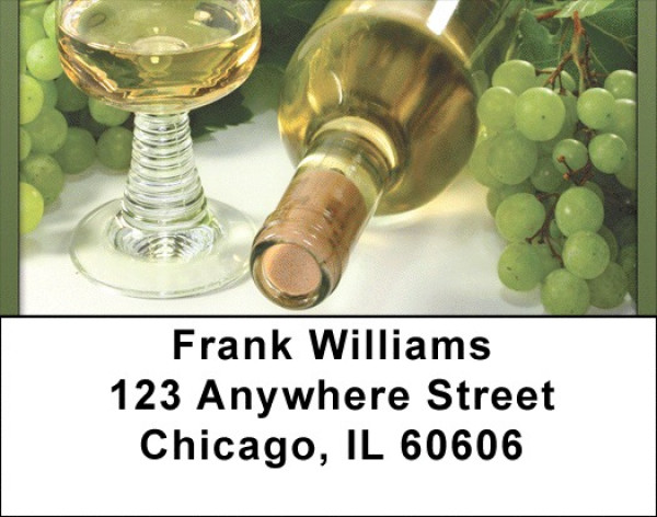 Fine White Wines Address Labels