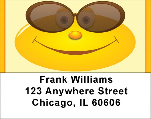 In Your Face Fun Address Labels