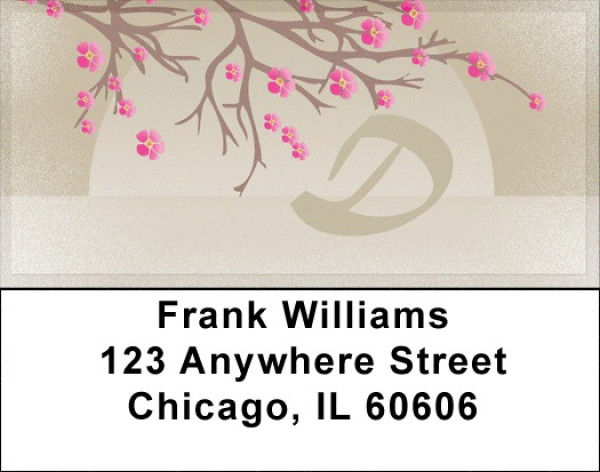 Cherry Blossom Serenity - D Address Labels
