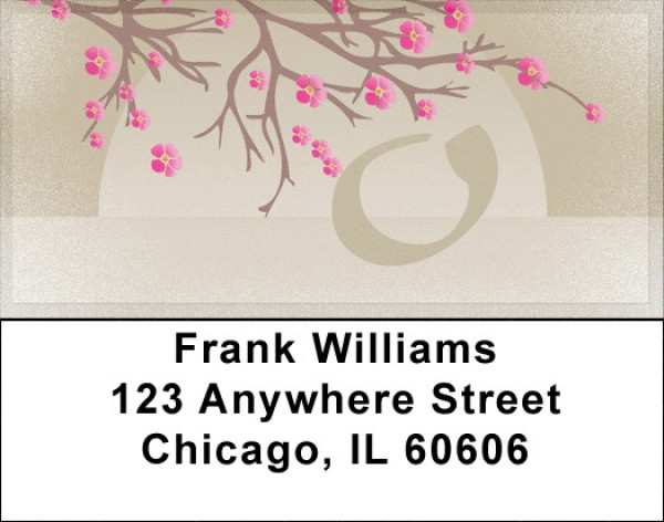 Cherry Blossom Serenity - O Address Labels