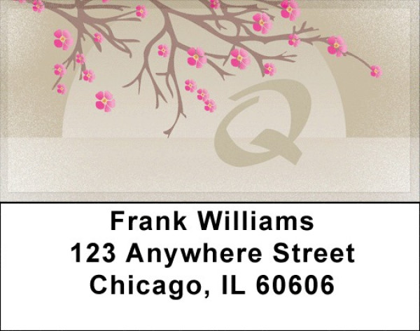 Cherry Blossom Serenity - Q Address Labels