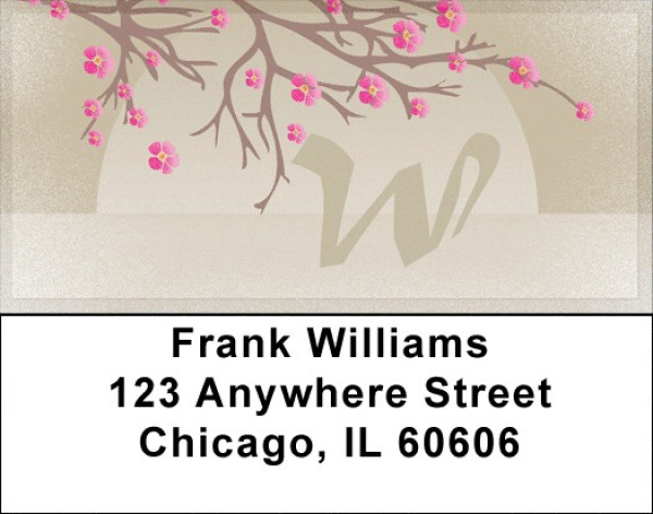 Cherry Blossom Serenity - W Address Labels