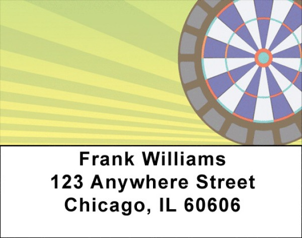 Darts And pool Address Labels
