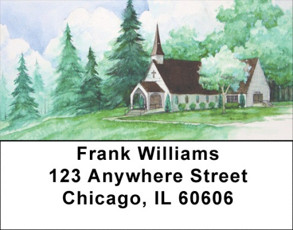 Country Church Address Labels