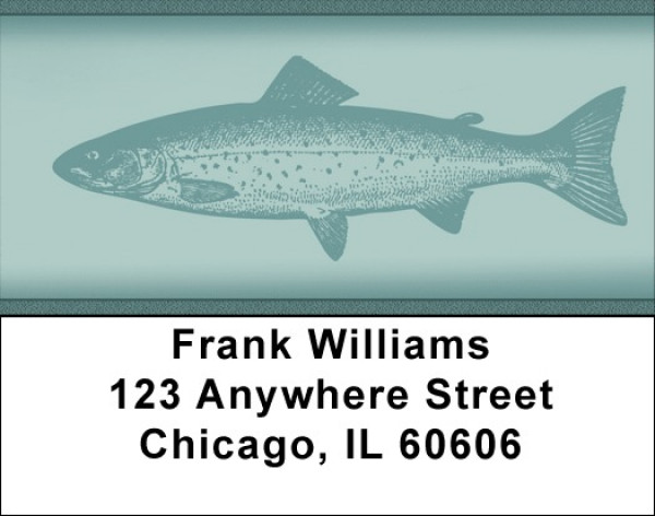 Fish Prints Address Labels