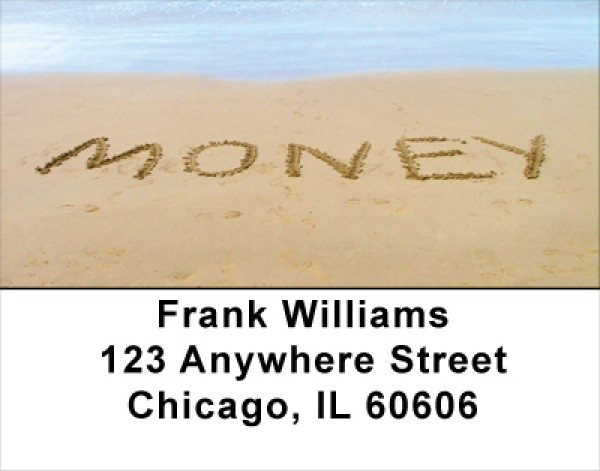 Messages In Sand Address Labels