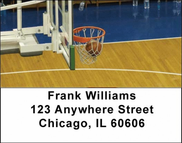 More Basketball Address Labels
