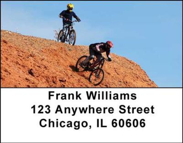 Mountain Bikes Address Labels