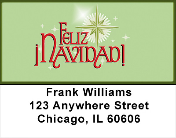 Feliz iNavidad Address Labels