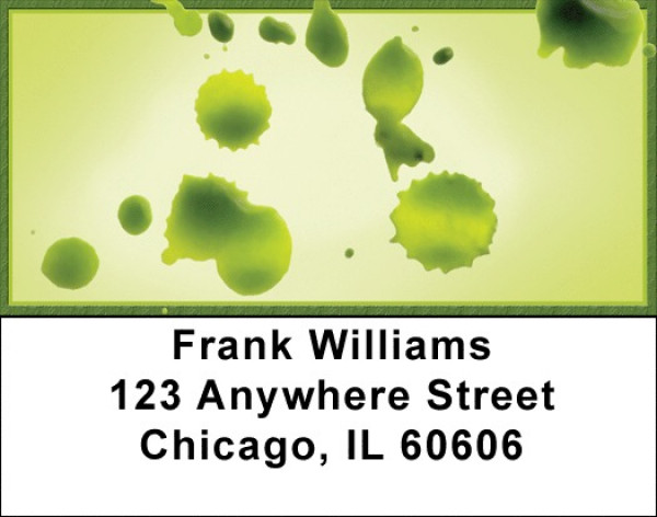 Painting It Green Address Labels | LBZABS-52