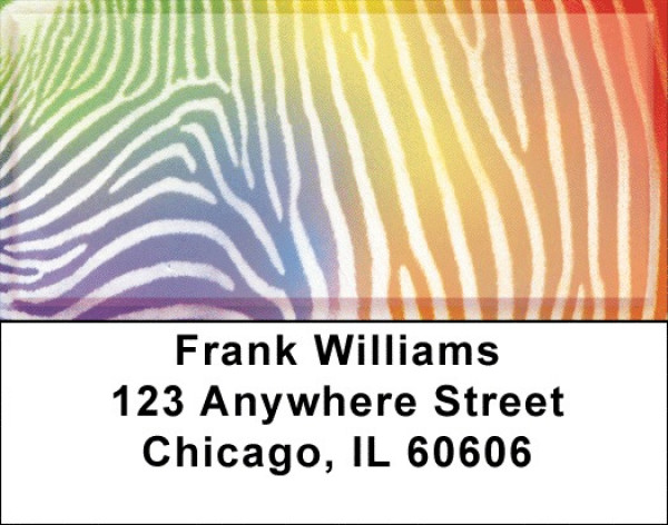 Zebra Prints Address Labels | LBZANJ-93