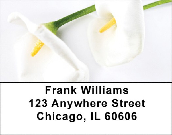 Calla Lilies Address Labels | LBZFLO-23
