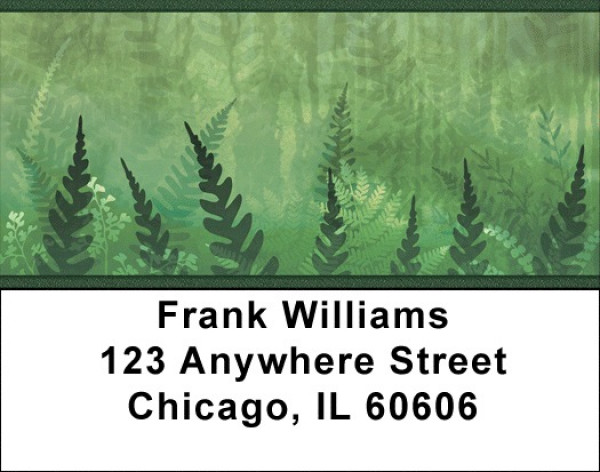 Magical Fern Gardens Address Labels | LBZNAT-65