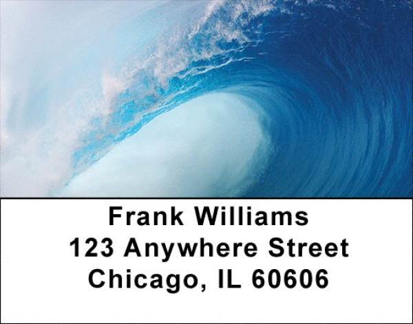 Big Waves Address Labels | LBZSCE-39