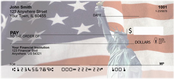 Lady Liberty Personal Checks | PAT-04