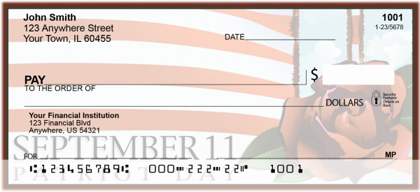 Patriot Day Personal Checks