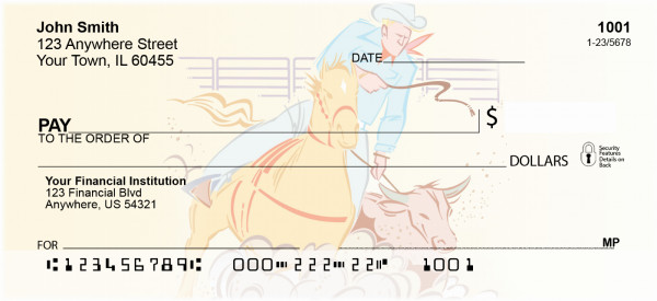 Rodeo Fun Personal Checks