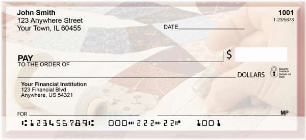 Old Fashioned Quilting Personal Checks | QBA-14