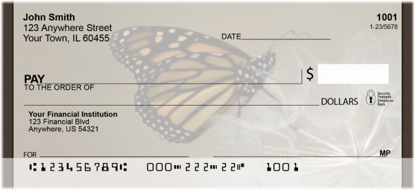 Garden Flutters Personal Checks | QBA-75