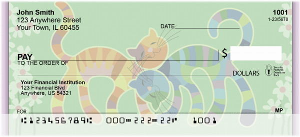 Purrfectly Adorable Personal Checks